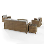 Crosley Bradenton 5Pc Swivel Rocker And Sofa Set