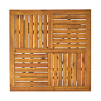 Captef Outdoor 5-piece acacia wood Dining Set by Christopher Knight Home