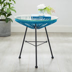 Corvus Sarcelles 3-Piece Modern Wicker Acapulco Bistro Set