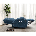 Dual OKIN Motor Lift Recliner for Seniors with Heating, Massage, 180¡ã Lay Flat, and Adjustable Backrest/Footrest