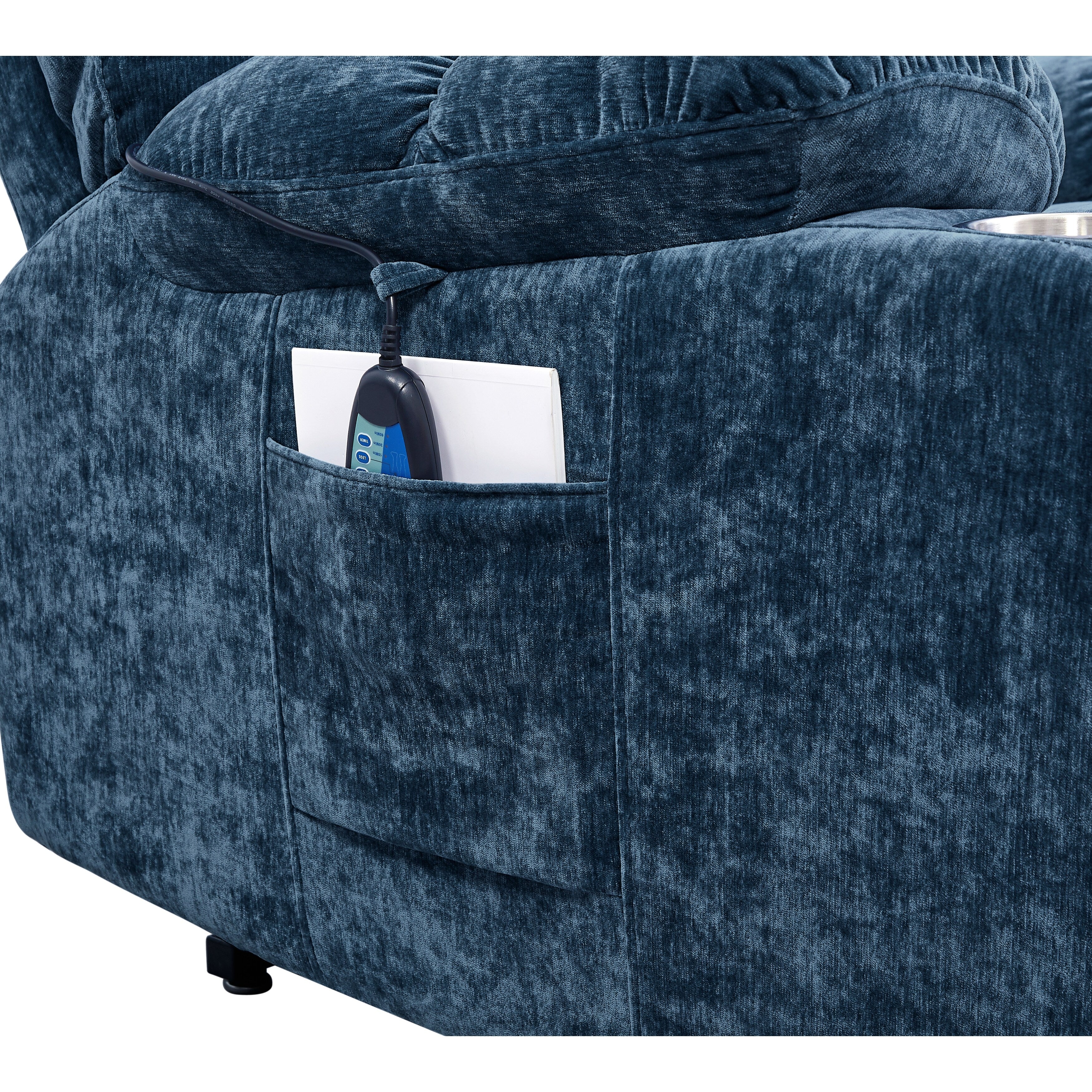 Dual OKIN Motor Lift Recliner for Seniors with Heating, Massage, 180¡ã Lay Flat, and Adjustable Backrest/Footrest