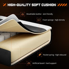 Ergonomic PU Leather 360¡ã Swivel Gaming Recliner with Footrest, Headrest, Lumbar Support, Adjustable Height