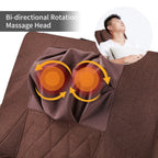 Full Massage Function Recliner Air Pressure Relaxation Chair Adjustable Rocking Chair with Cotton Fabric Cushion