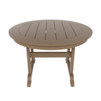 Polytrends Laguna Hdpe All Weather Outdoor Patio Dining Set with Round Table, Armchairs (5-Piece Set)