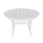 Polytrends Laguna Hdpe All Weather Outdoor Patio Dining Set with Round Table, Armchairs (5-Piece Set)