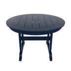 Polytrends Laguna Hdpe All Weather Outdoor Patio Dining Set with Round Table, Armchairs (5-Piece Set)