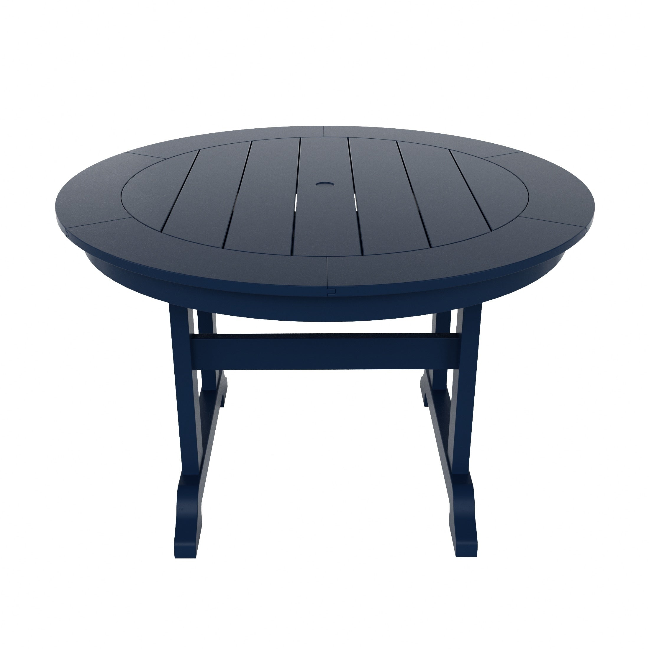 Polytrends Laguna Hdpe All Weather Outdoor Patio Dining Set with Round Table, Armchairs (5-Piece Set)