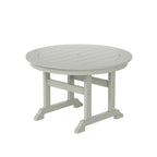 Polytrends Laguna Hdpe All Weather Outdoor Patio Dining Set with Round Table, Armchairs (5-Piece Set)