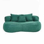 Lazy Sofa Durable Comfort Lounger High Back Bean Bag Chair Couch for Adults and Kids - 2 Seat