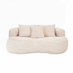 Lazy Sofa Durable Comfort Lounger High Back Bean Bag Chair Couch for Adults and Kids - 2 Seat
