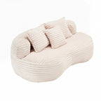 Lazy Sofa Durable Comfort Lounger High Back Bean Bag Chair Couch for Adults and Kids - 2 Seat