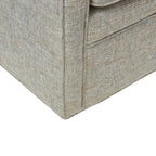 Madison Park Betty Upholstered Swivel Curved Armchair