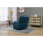 Oversized PU Leather Power Lift Recliner with Massage, Lumbar Heating, Cup Holder, 180¡ã Flat Lay