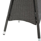 Peterson Outdoor 3-piece Wicker Bistro Set with Cushions by Christopher Knight Home