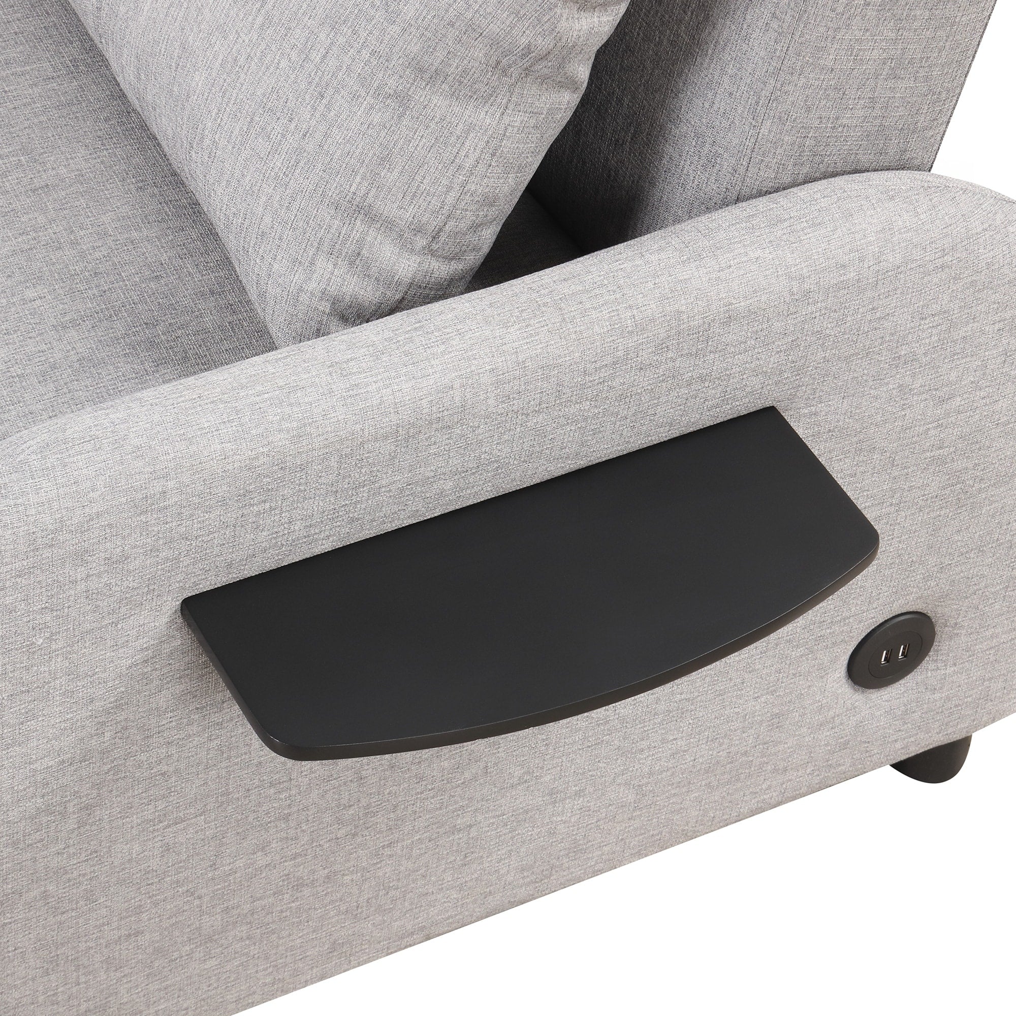 Pull Out Sofa Sleeper 3 in 1 with 2 Wing Table