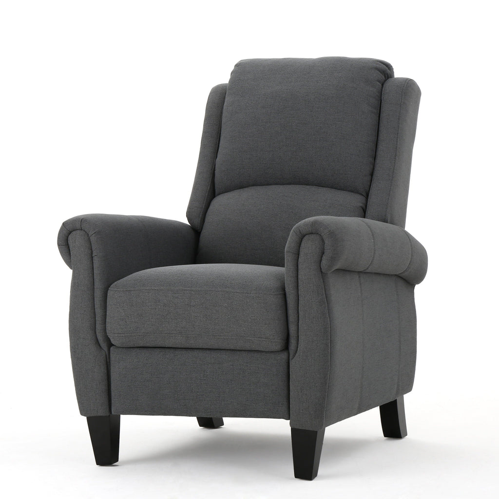 Roomfitters Ultimate Comfort PU Leather Pushback Recliner, Luxurious Recliner Chair for Living Room or Bedroom