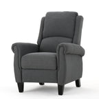 Roomfitters Ultimate Comfort PU Leather Pushback Recliner, Luxurious Recliner Chair for Living Room or Bedroom