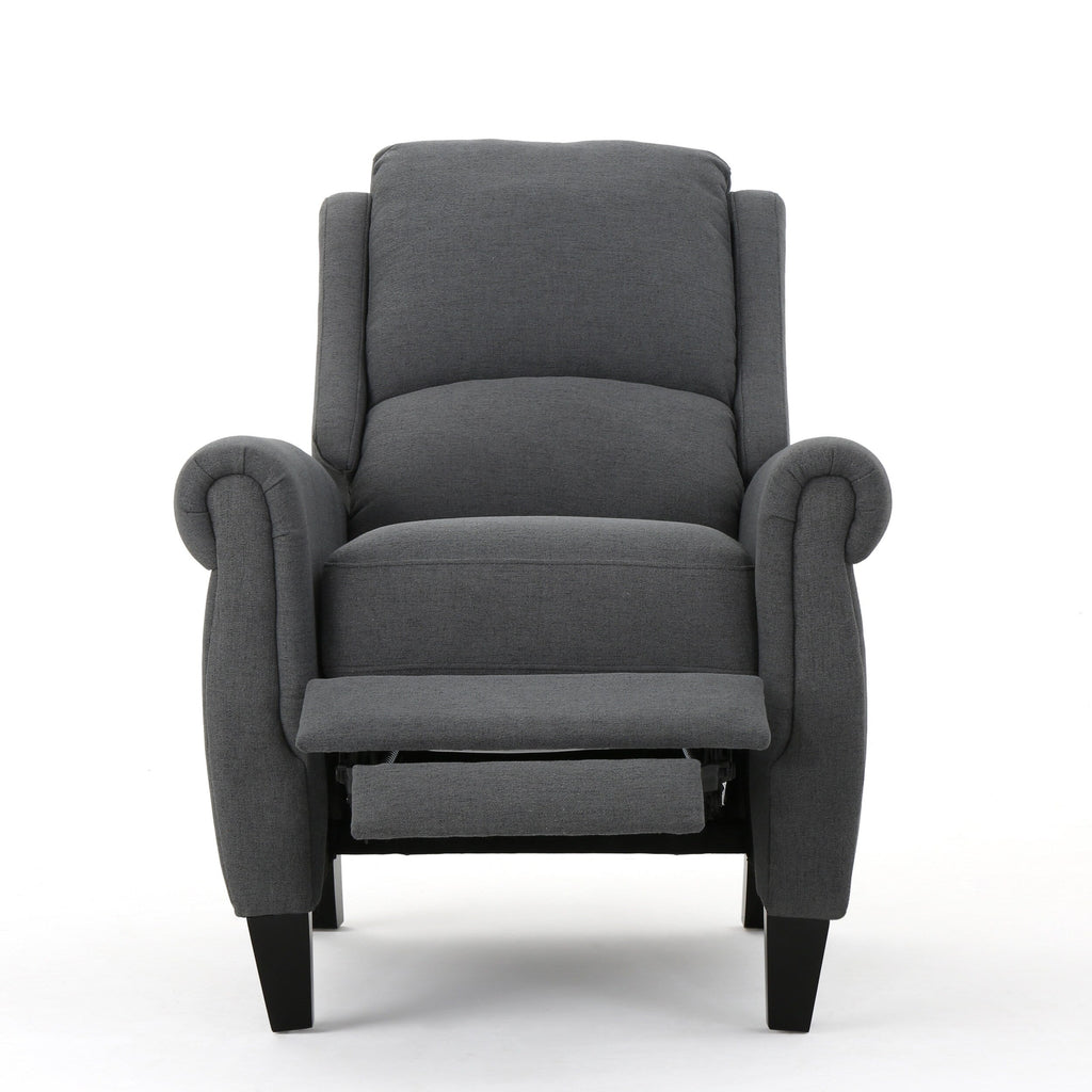 Roomfitters Ultimate Comfort PU Leather Pushback Recliner, Luxurious Recliner Chair for Living Room or Bedroom