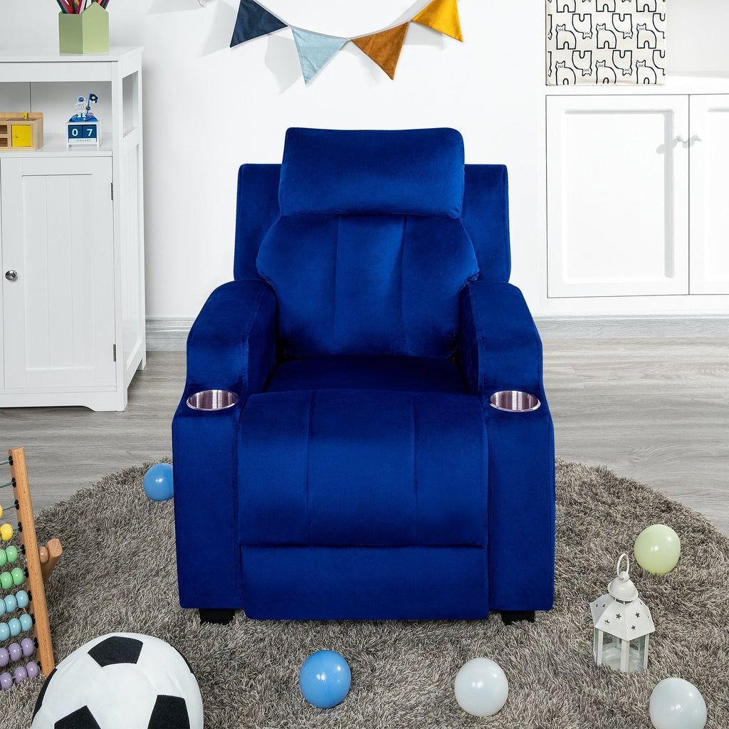 Magic Seats for Superheroes  Princesses, Super Deluxe Kids Recliner with Footrest, Headrest, 2 Cup Holders