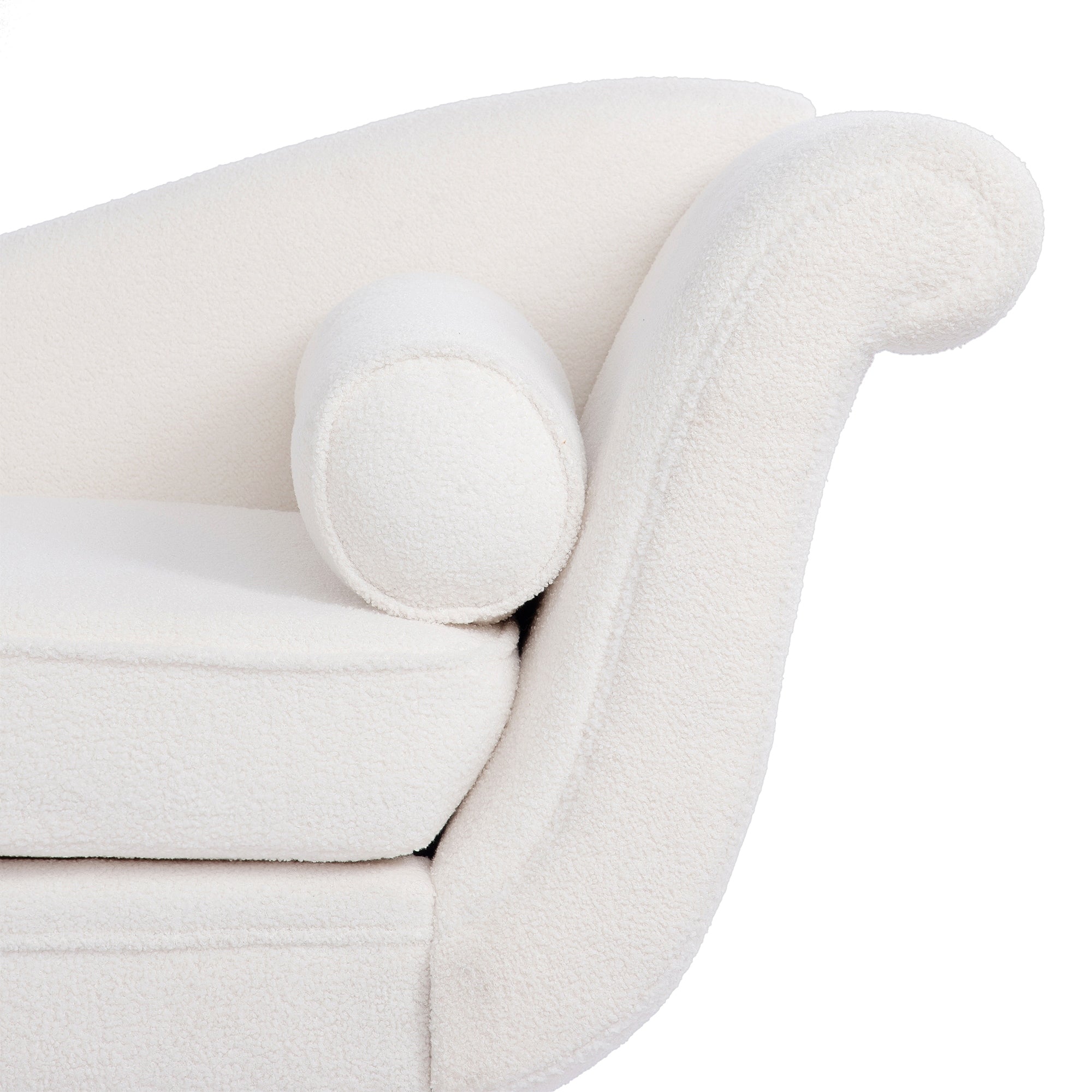 Vintage Chaise Lounge with Scroll Arms by Christopher Knight Home