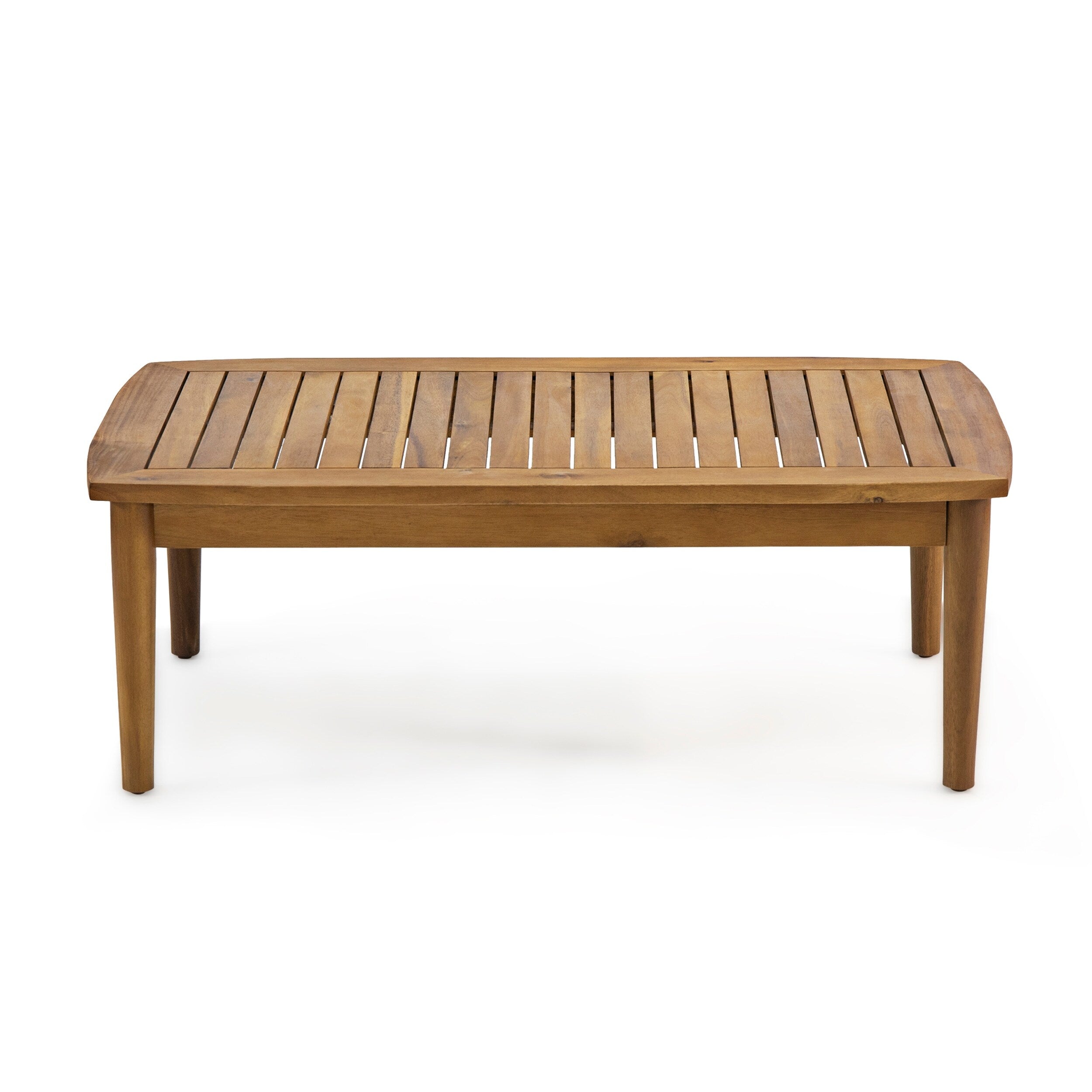 Willowbrook Outdoor Acacia Wood 4 Seater Chat Set by Christopher Knight Home