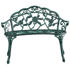 Yaheetech Outdoor Metal Bench Patio Park Garden Bench - N/A